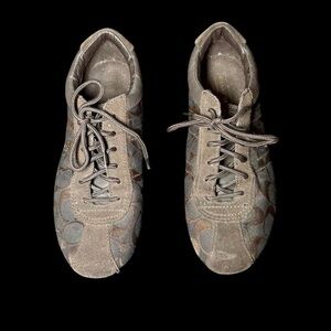 Coach Katelyn brown lace up sneakers